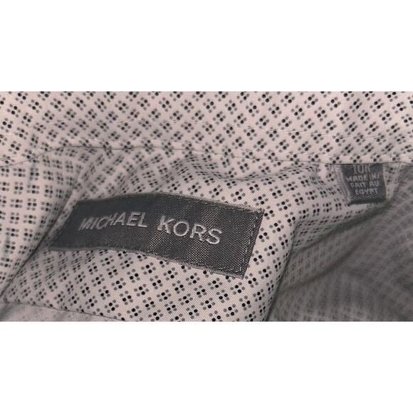 Michael Kors Geometric Print Boys Youth Button Down Dress Shirt 10R - Picture 6 of 6